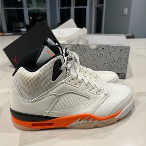 Nike Air Jordan 5 Retro Orange Blaze Never worn!